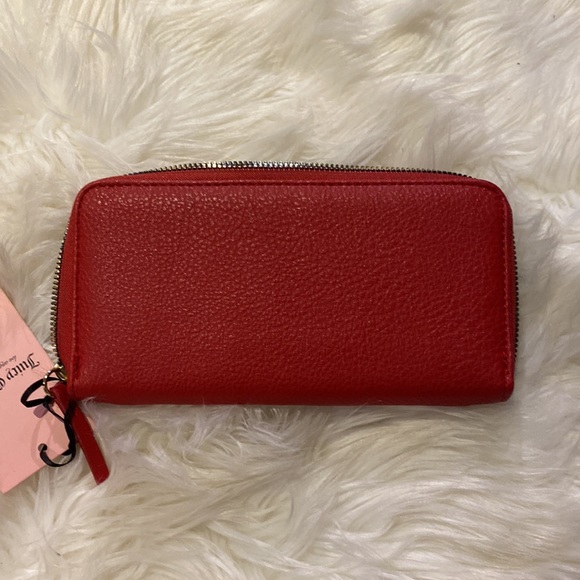 Juicy Couture Lipstick Red Royal Race Wallet Card Carrier  NWT - Picture 3 of 6